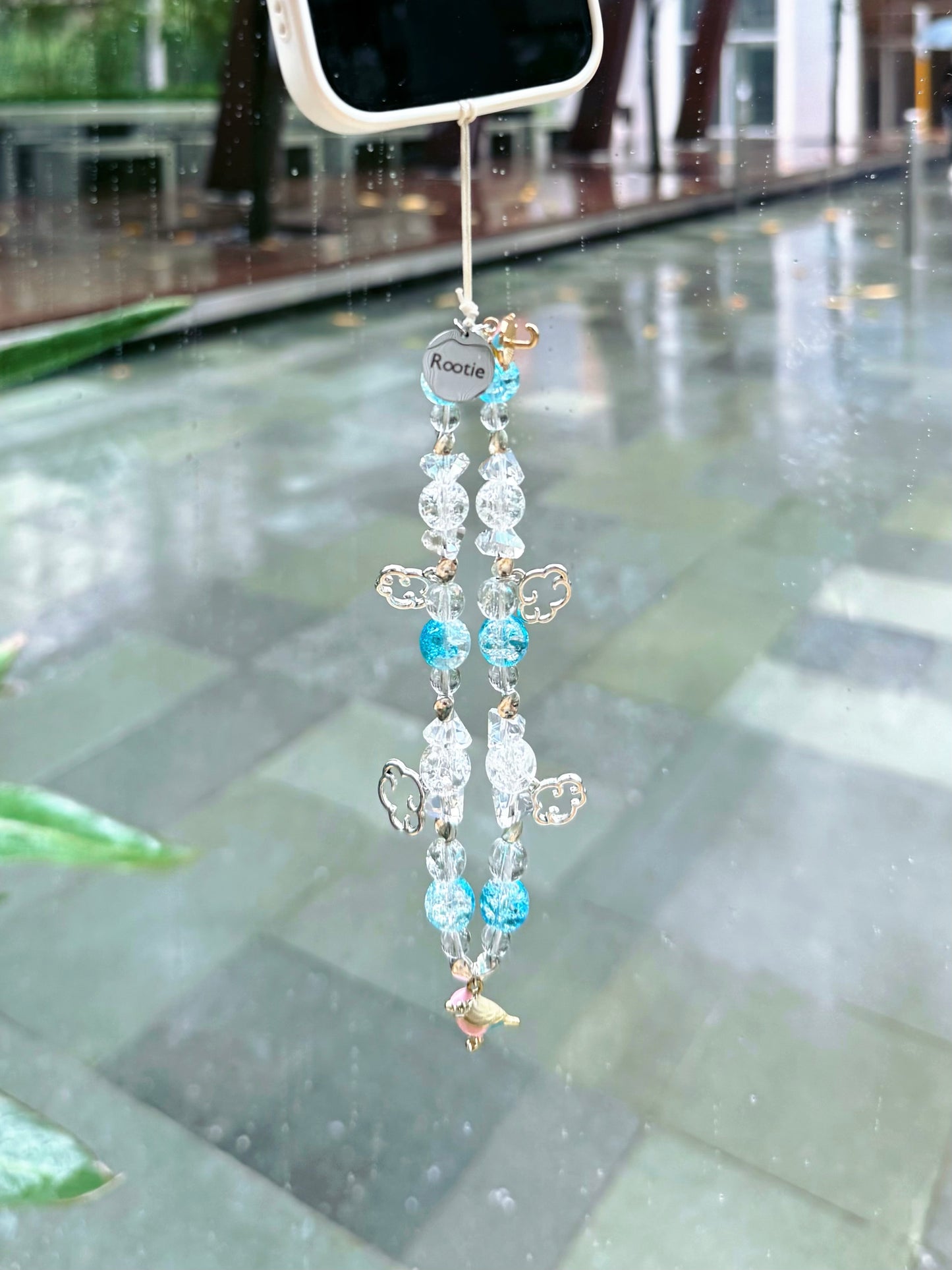 寧靜下雨天掛飾