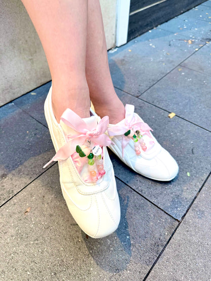 甜蜜香桃鞋帶吊飾套裝