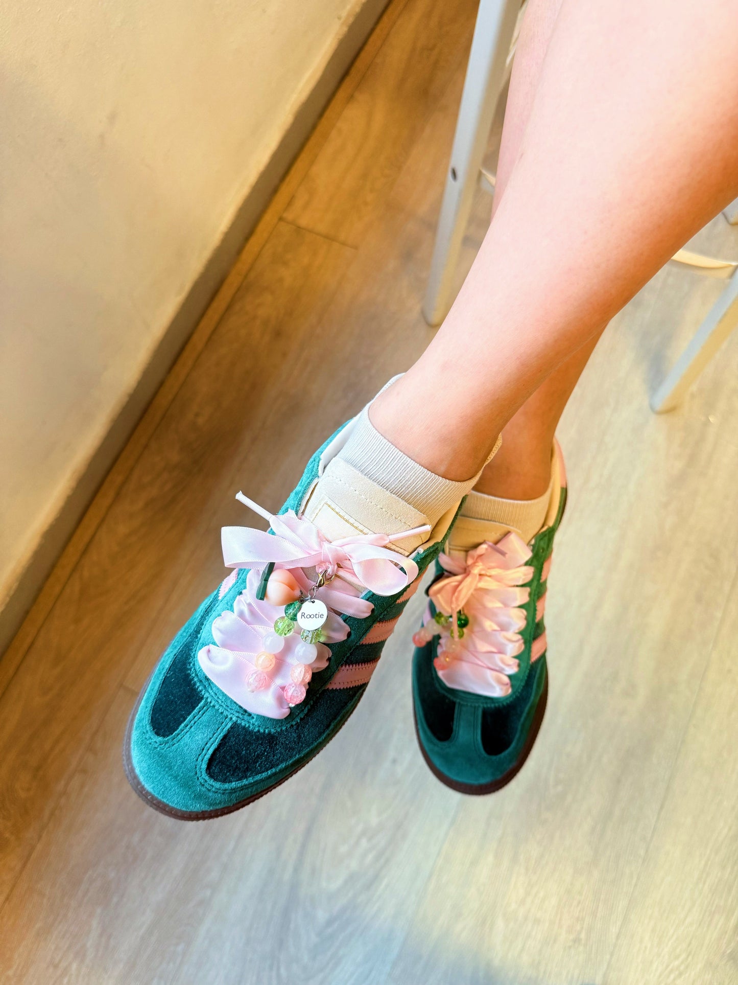 甜蜜香桃鞋帶掛飾套裝